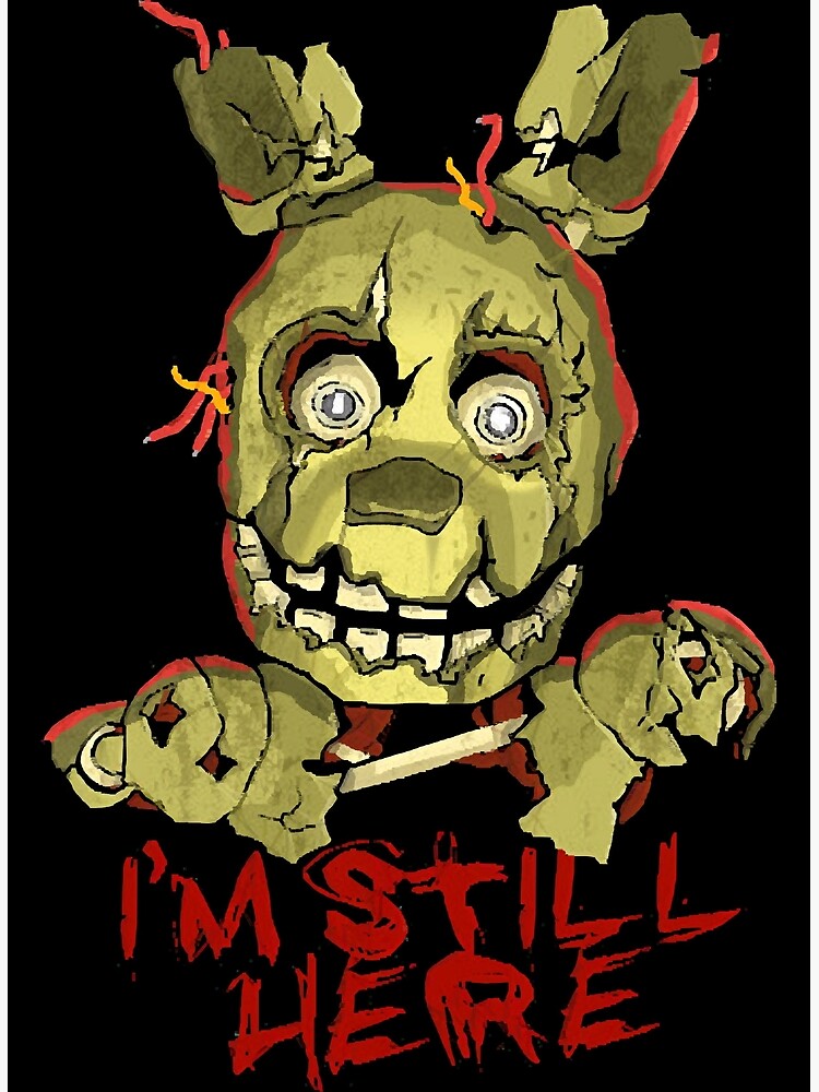 Five Nights at Freddy's - FNAF 3 - Springtrap - I Remain Postcard