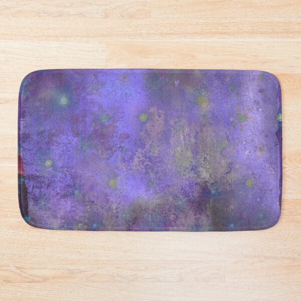 Item preview, Blue Flowers on Violet Background designed and sold by ColorsandShapes.