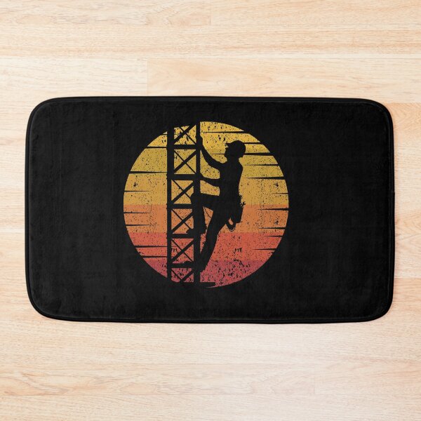Item preview, Cell Tower Climber Climbing Antenna Vintage Retro designed and sold by CuteDesigns1.