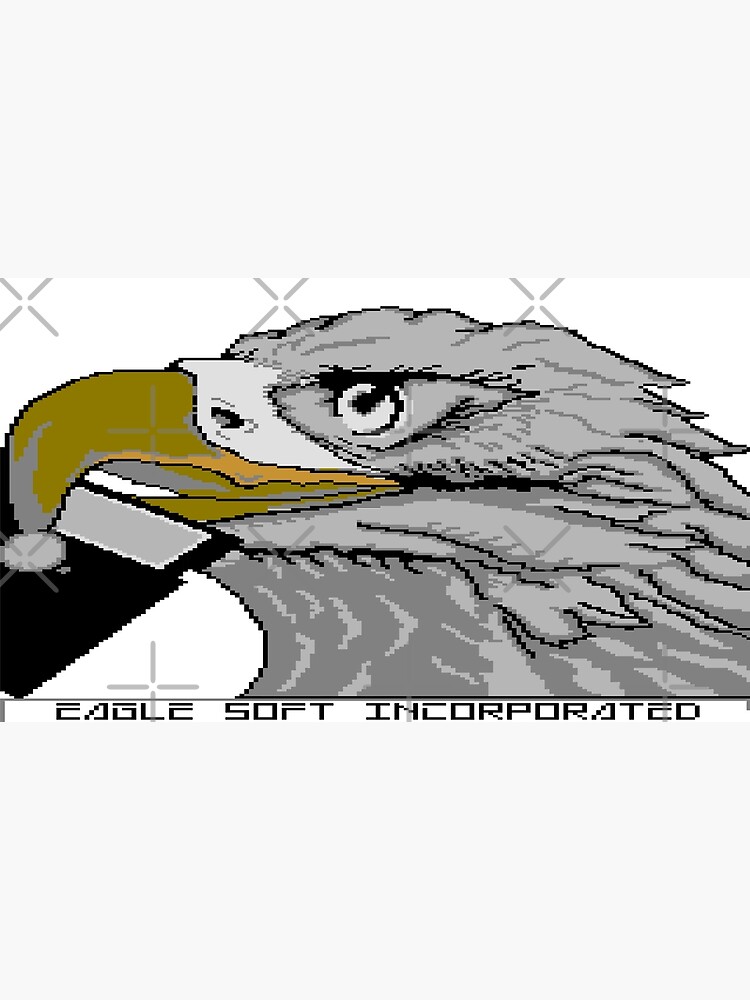 Commodore 64 Eaglesoft Logo Poster For Sale By Retro8bitshop Redbubble