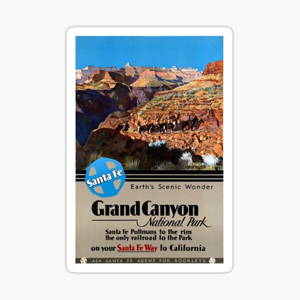 Vista previa del artículo con la obra «Cartel de viaje vintage Estados Unidos Gran Cañón», diseñado y vendido por AlejandreEd.