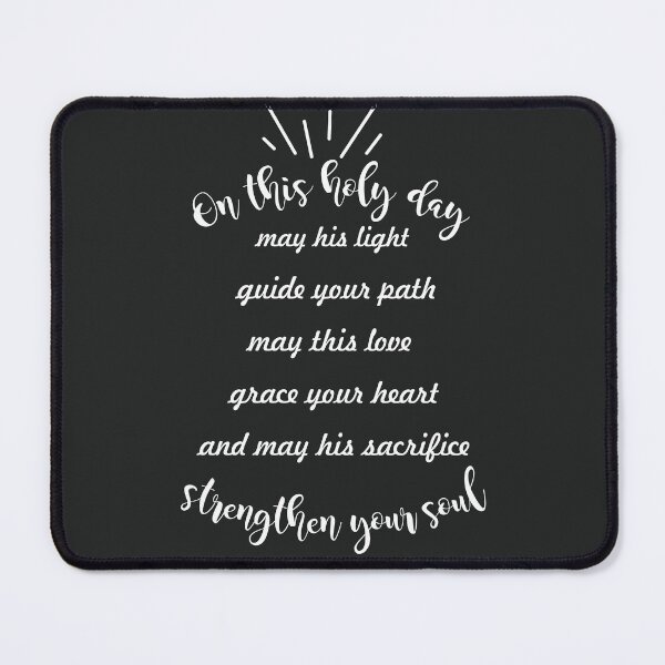 Item preview, May his sacrifice strengthen your soul designed and sold by thewishdesigns.