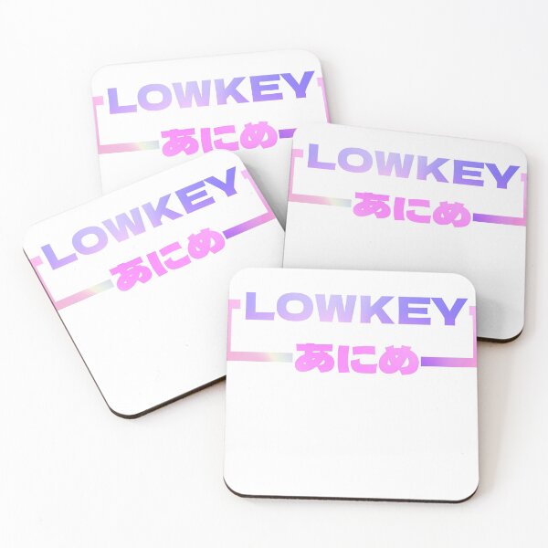 Item preview, Lowkey Anime. designed and sold by BrokenOtaku.