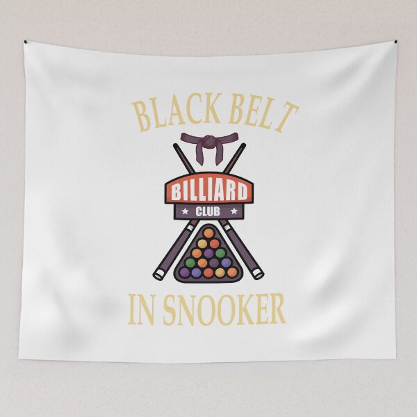 Artikelvorschau, Black belt in snooker - Billiarddesign entworfen und verkauft von saulmedia.