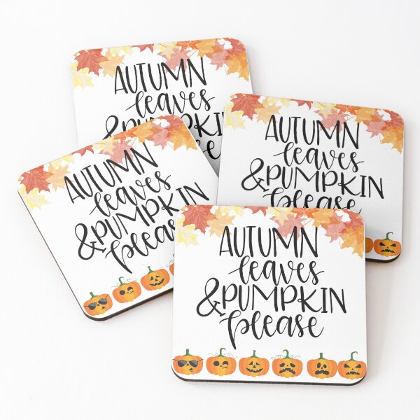 Item preview, Autumn Leaves & Pumpkins Please designed and sold by JumboExclusive.