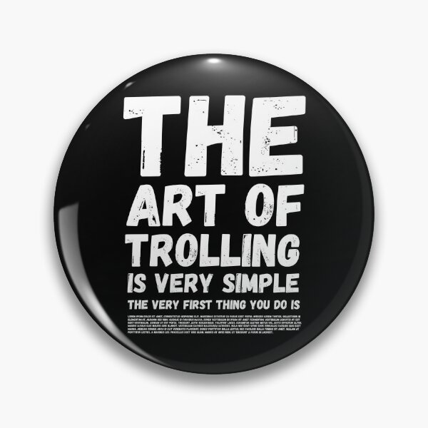 Item preview, Art of Trolling designed and sold by LostTraveller.