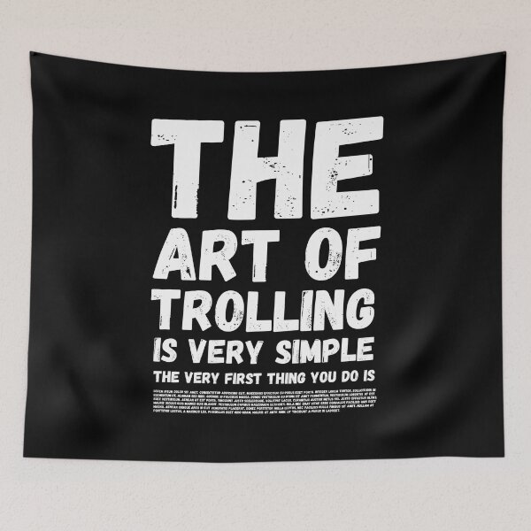 Item preview, Art of Trolling designed and sold by LostTraveller.