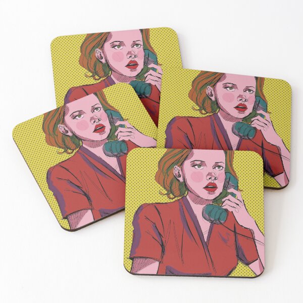 Item preview, Girl Talking on Phone designed and sold by CandyDreams222.