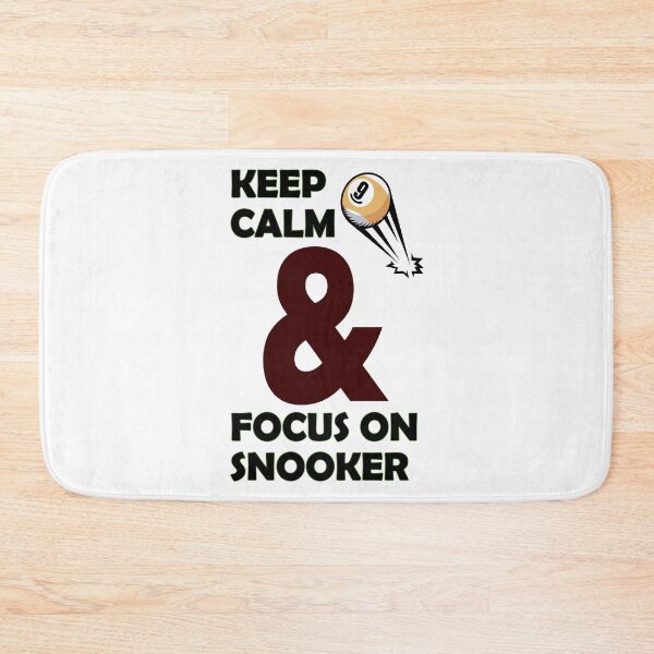 Artikelvorschau, Keep calm & focus on snooker - Billiarddesign entworfen und verkauft von saulmedia.