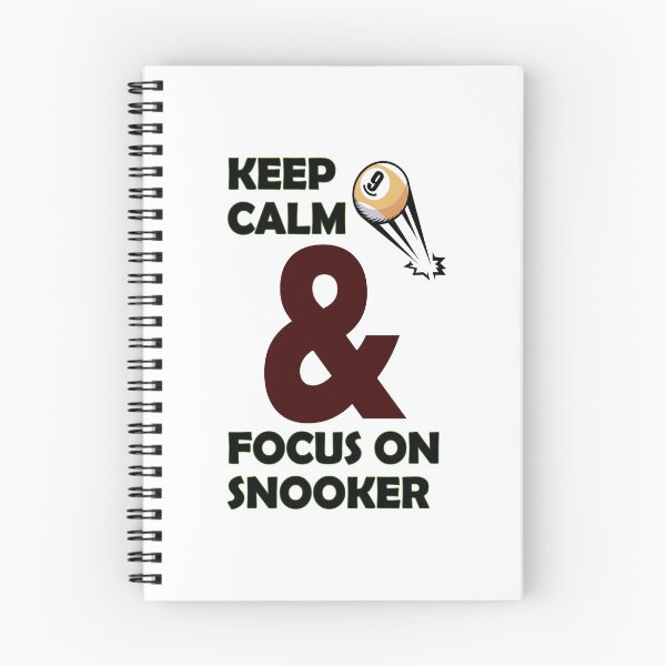 Artikelvorschau, Keep calm & focus on snooker - Billiarddesign entworfen und verkauft von saulmedia.