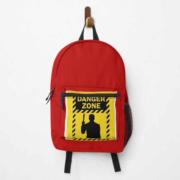 Item preview, DANGER ZONE! - Silhouette (Full Coverage) iPad Case & Skin designed and sold by RoadRuinApparel.