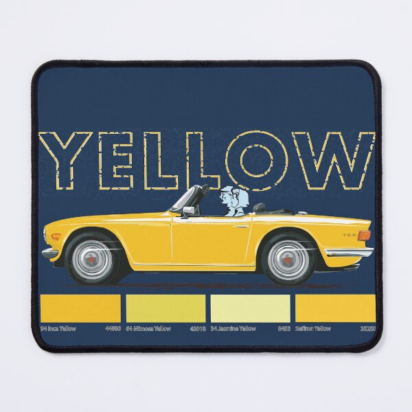 Item preview, Yellow color TR6 – UK car in a colour you love designed and sold by Bigs66.