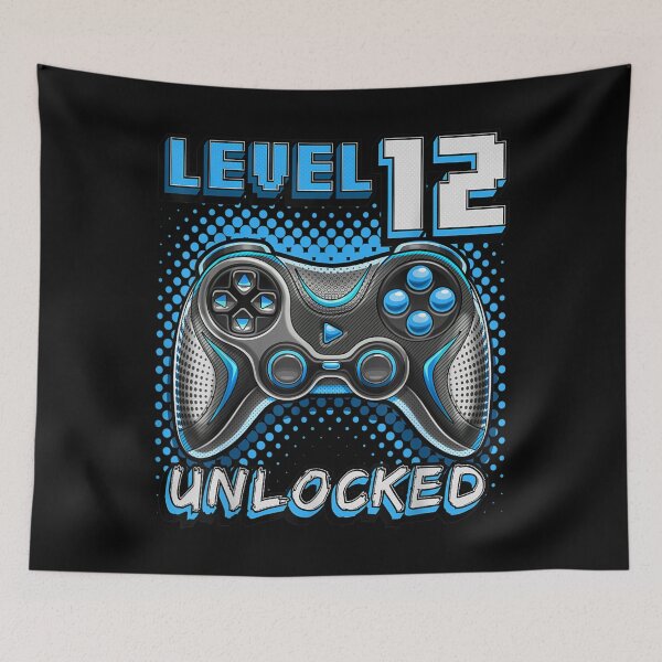 Item preview, Level 12 Unlocked Video Game 12th Birthday Gamer Boys  designed and sold by GiselleShop.
