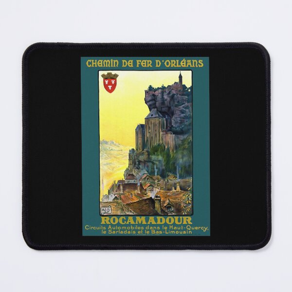 Item preview, Vintage Travel Poster France Rocamadour  designed and sold by AlejandreEd.