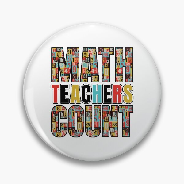 Item preview, Math Teachers Count | Teacher Appreciation School Retro designed and sold by GravitiTees.