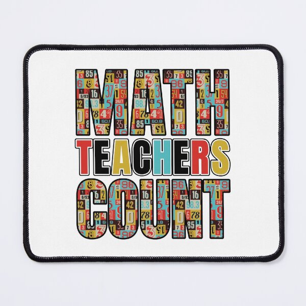 Item preview, Math Teachers Count | Teacher Appreciation School Retro designed and sold by GravitiTees.