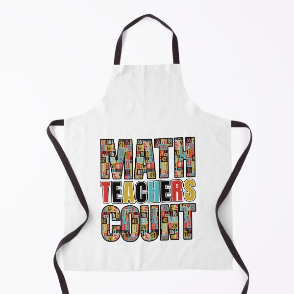 Item preview, Math Teachers Count | Teacher Appreciation School Retro designed and sold by GravitiTees.