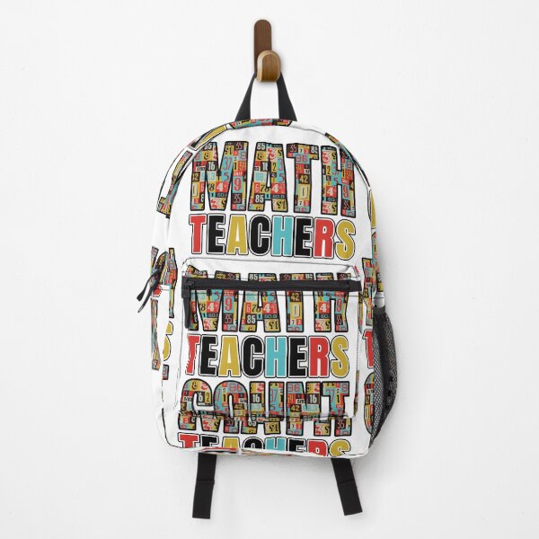 Item preview, Math Teachers Count | Teacher Appreciation School Retro designed and sold by GravitiTees.