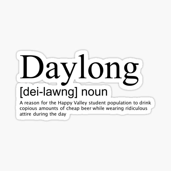 Item preview, Daylong Definition designed and sold by happyvalleygirl.