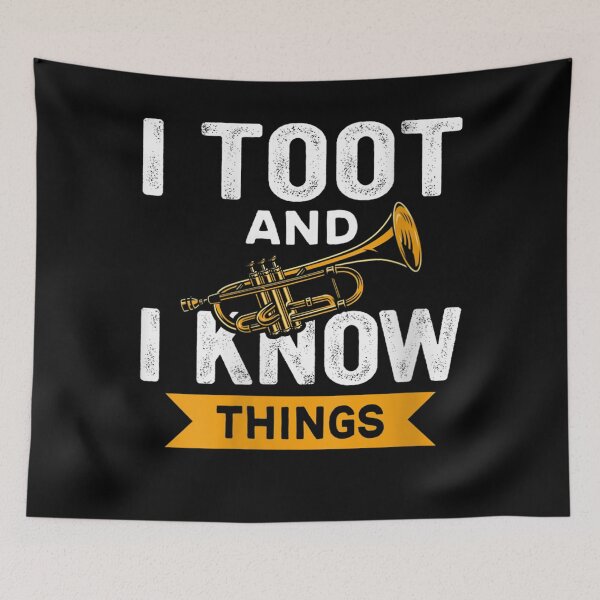 Item preview, Womens I Toot And I Know Things Trumpeter Trumpet Musician Music V-Neck  designed and sold by AdonisShop.