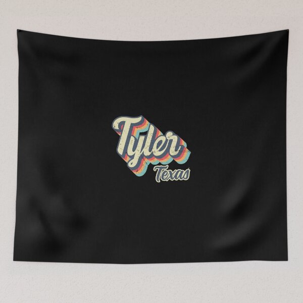 Item preview, Tyler city Texas Retro Vintage 70s rainbow designed and sold by Teelogic.