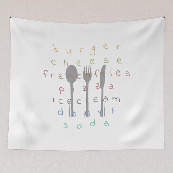 Item preview, burger cheese frenchfries pizza icecream donut soda, happy, fast foods, enjoy eating designed and sold by freeman1314.