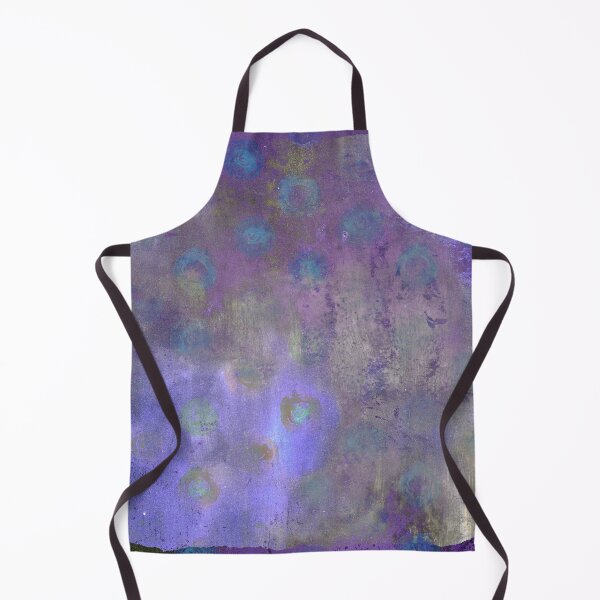Item preview, Blue Flowers on Violet Background designed and sold by ColorsandShapes.