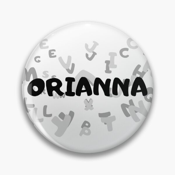 Aperçu de l'œuvre Le prénom Orianna créée et vendue par Initial-Inlook.
