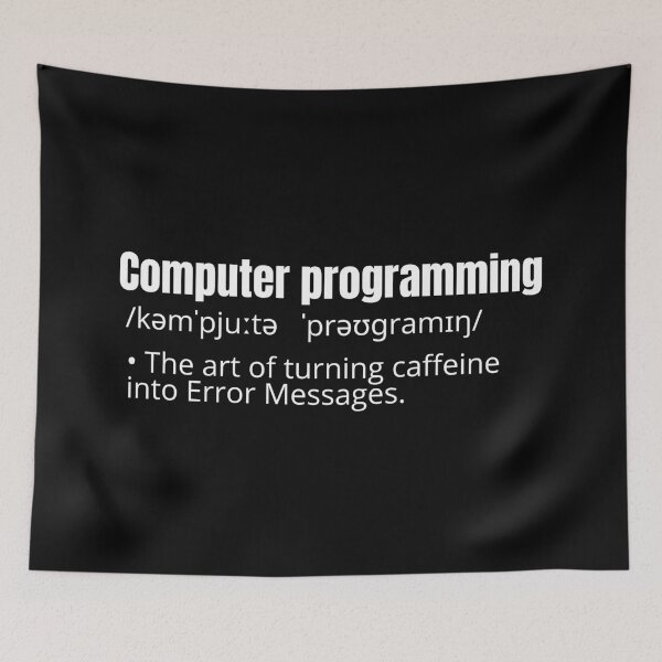 Item preview, Computer programming definition, funny programming quote  - Cool designed and sold by Programmer's  Life and Humor.