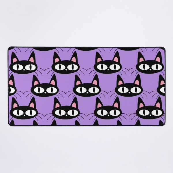 Item preview, Cute Black Cat Pattern designed and sold by ValentinaHramov.