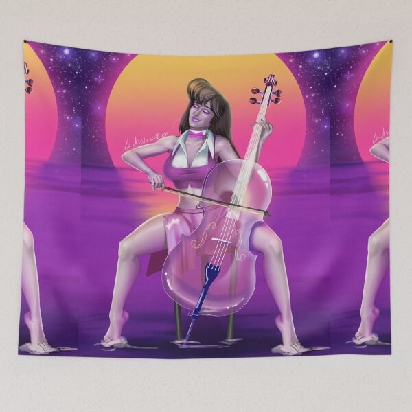 Item preview, Euterpe Muse Dress New Retro Wave designed and sold by ladykraken.
