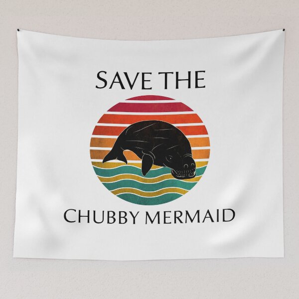 Item preview, Save the Chubby Mermaid designed and sold by ojdart.