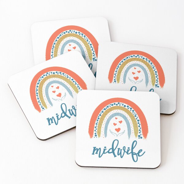 Item preview, Midwife Rainbow Funny birth coach designed and sold by Dolphin Graphic.