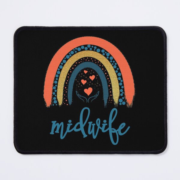 Item preview, Midwife Rainbow Funny birth coach designed and sold by Dolphin Graphic.