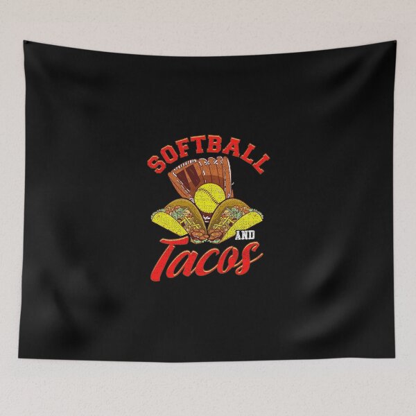 Item preview, Cute Softball And Tacos Novelty Soft Ball Player designed and sold by tibblau.