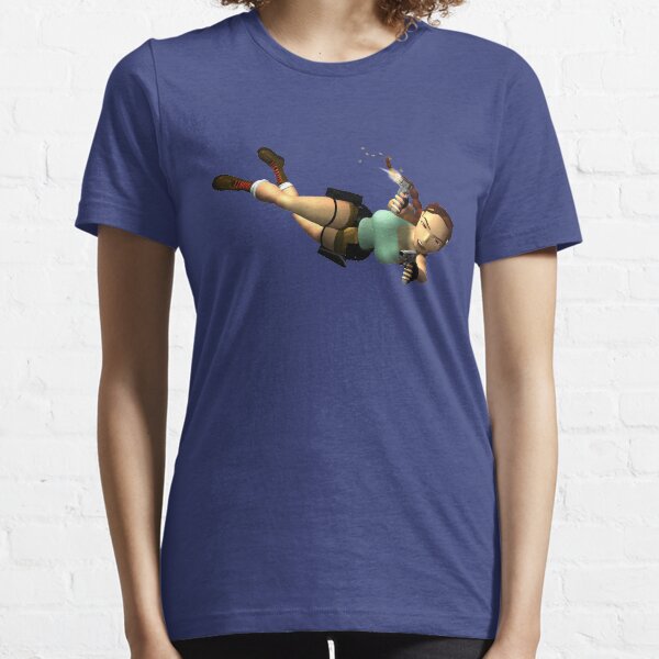 LARA CROFT - Double Pistols Action Essential T-Shirt