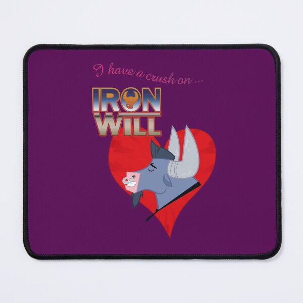 Item preview, I have a crush on... Iron Will - with text designed and sold by Stinkehund.