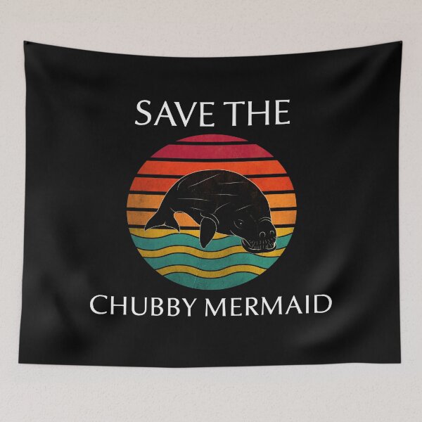 Item preview, Save the Chubby Mermaid designed and sold by ojdart.