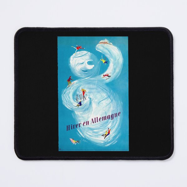 Item preview, Vintage Travel Poster Germany Hiver en Allemagne  designed and sold by AlejandreEd.