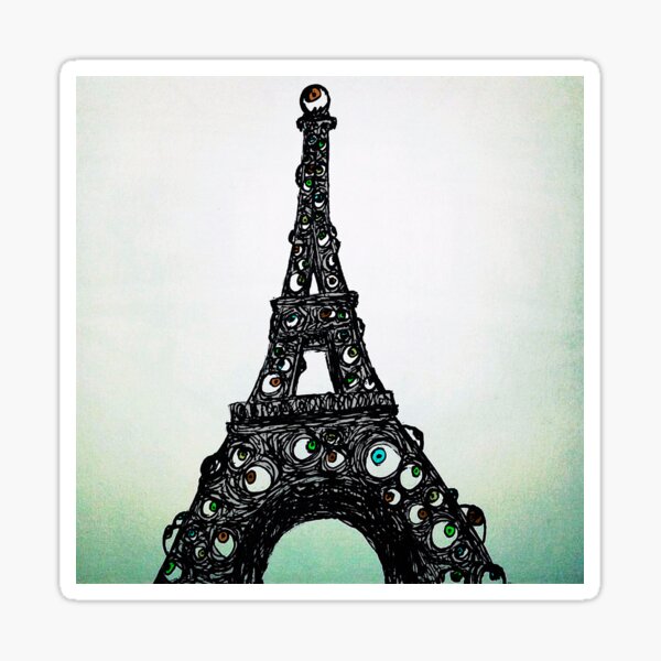 Full Color Eyeful Tower Sticker