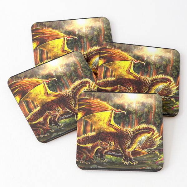 Item preview, Flame Dragon Family Art Prints & Decor designed and sold by SunDragoness.