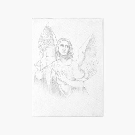 An angel Art Board Print