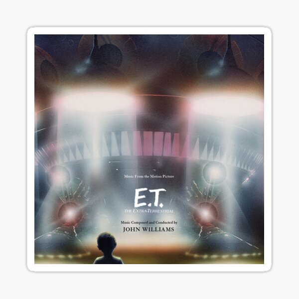 E T The Extra Terrestrial 1982 Sticker For Sale By Lovedposters E T The Extra Terrestrial 1982 Sticker For Sale By Lovedposters