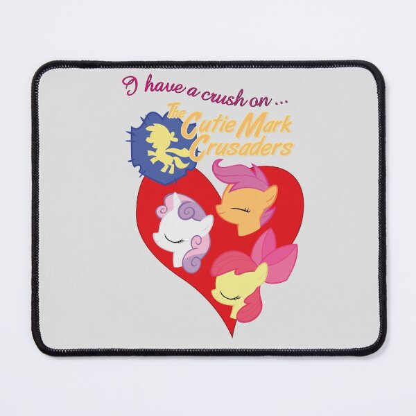 Item preview, I have a crush on... the Cutie Mark Crusaders - with text designed and sold by Stinkehund.