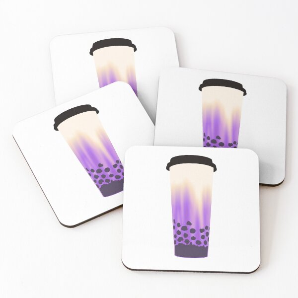 Item preview, Taro boba milk tea bubble tea designed and sold by studioLG.