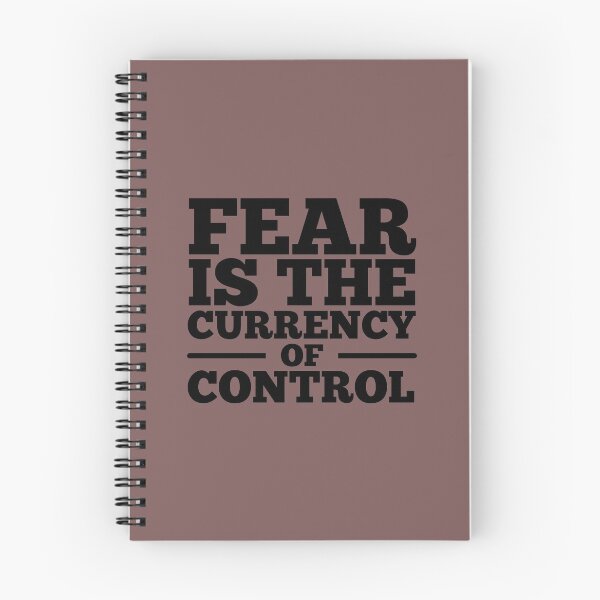 Item preview, Fear is the currency of control designed and sold by NomadMessenger.