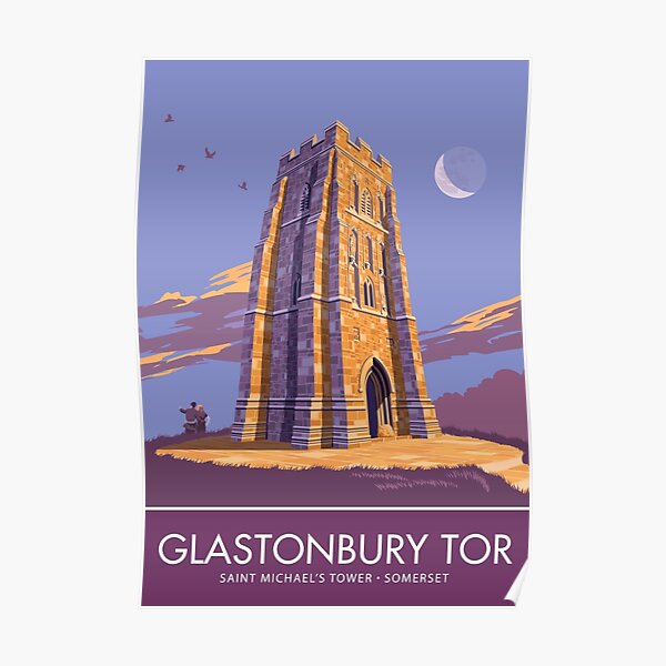 Glastonbury Tor, Somerset Poster