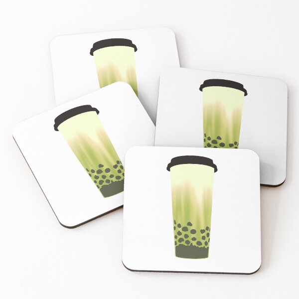 Item preview, Matcha green tea boba bubble tea designed and sold by studioLG.