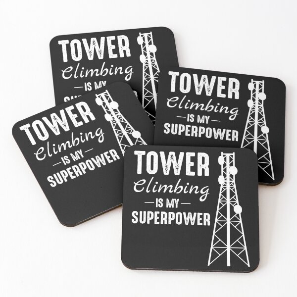 Item preview, Cell Tower Climber Climbing Antenna Funny Saying designed and sold by CuteDesigns1.