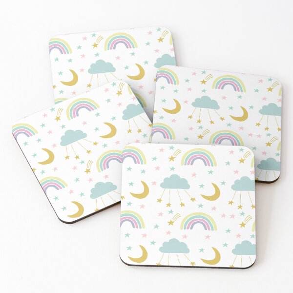 Item preview, Cute Moon And Rainbow Print | Cute Christmas Decor | Halloween Gift | Home Decor | Halloween Decoration | Christmas Decoration | Christmas Shopping | Christmas Decor designed and sold by dipimoda.